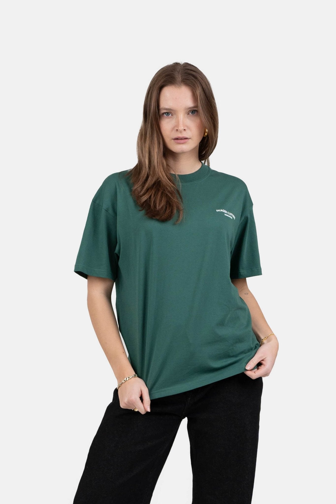 UNMARKED T-shirt Grøn | Skagen-clothing.dk